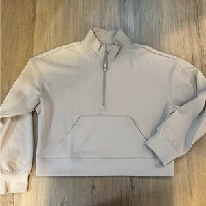 All in Motion Ribbed 1/2 Zip Pullover